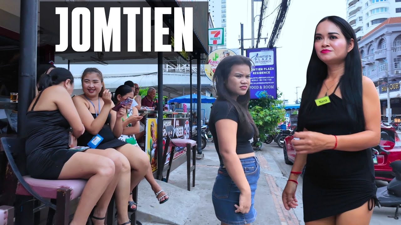 [4K]Jomtien Beach Pattaya 🌴🚶‍♂️ Daytime Walk Before the Nightlife Begins!