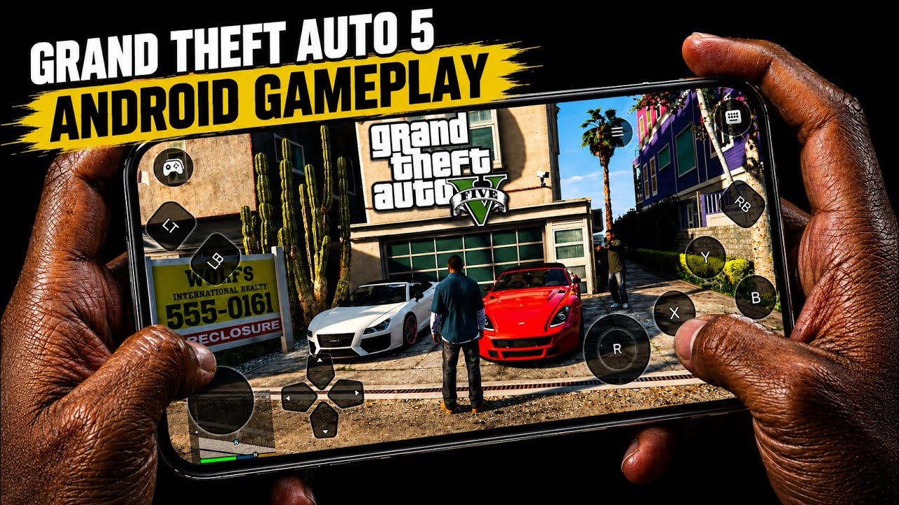 Grand Theft Auto V Gameplay on Android via Chikii Cloud Gaming 