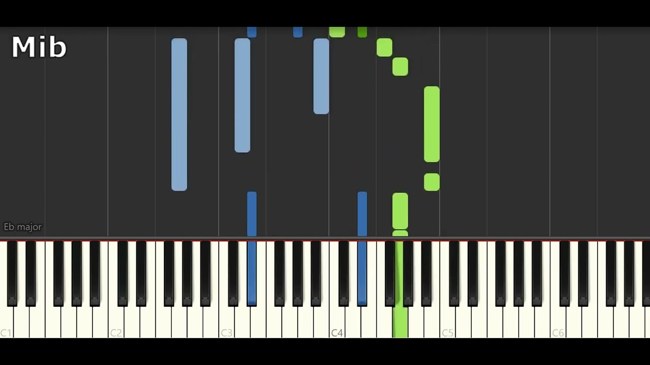 Margherita (R.Cocciante) Piano Midi Tutorial ITA Accordi Synthesia
