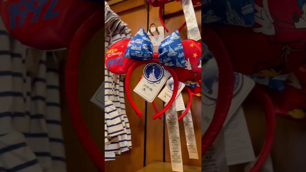 We Found Cute Disneyland Paris Ears in Disney World 🗼#shorts #disneyworld #disneyland