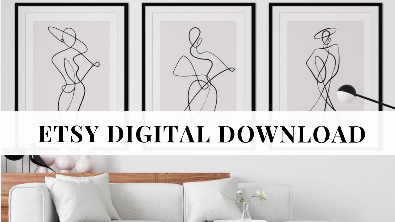 ЦИФРОВЫЕ ЗАГРУЗКИ ETSY &mdash; ОБЗОР И КАК ПЕЧАТЬ