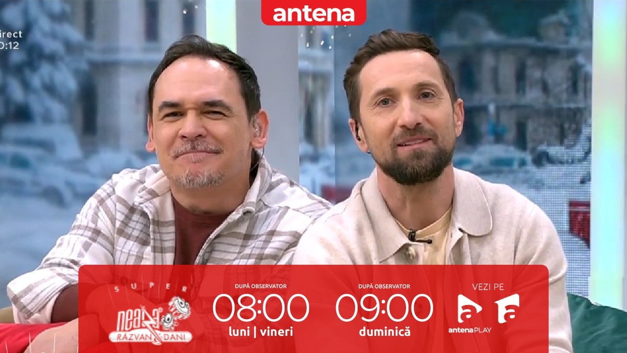 Cum să ajungi stewardesă la Super Neatza! Isabela Chira le arată meserie lui Răzvan și Dani