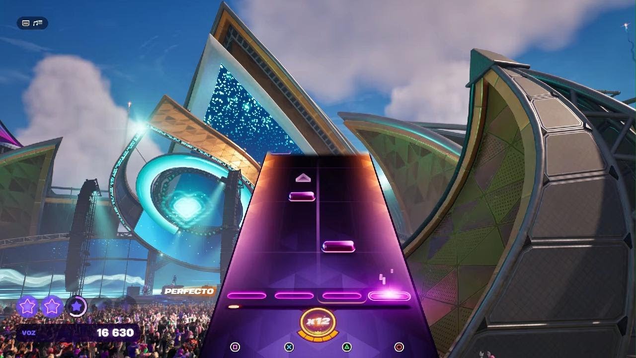 Jugando modo festival en la primera temporada en Fortnite