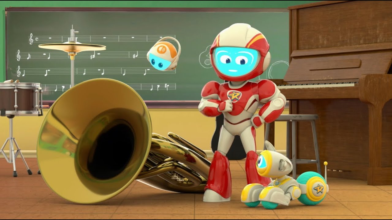 Roger's Tuba Trouble | Space Ranger Roger | Cartoons for kids