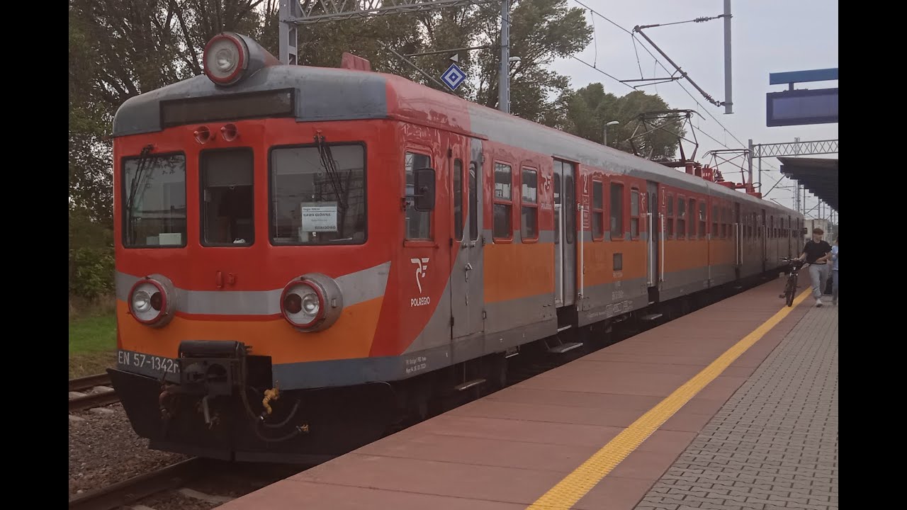 Przejazd EN57 - 1342 na trasie : Iława Główna - Działdowo #EN57