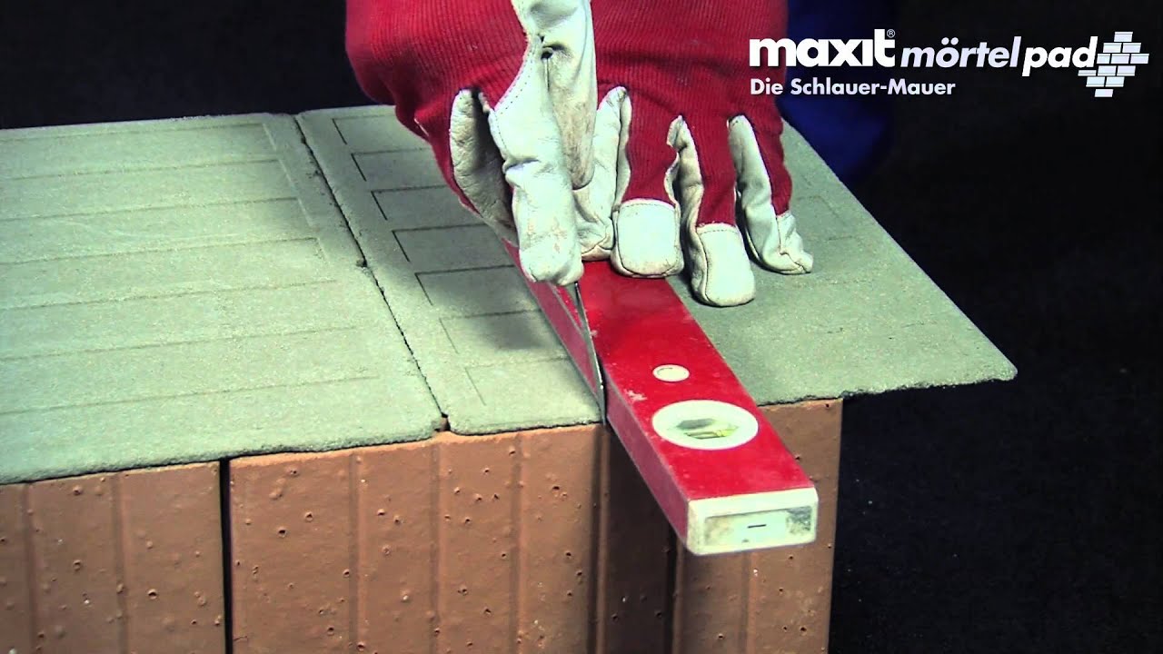 maxit mörtelpad - Die Schlauer-Mauer