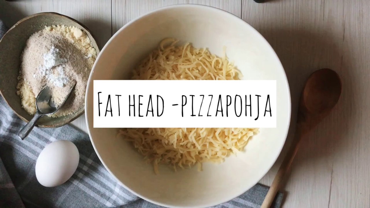 Ketoreseptit: Fat head -pizzapohja