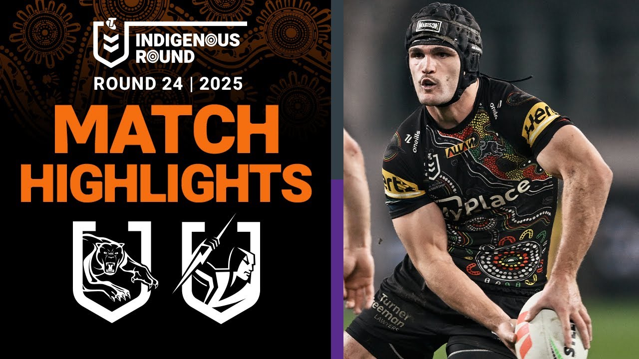 NRL Highlights | 2025 NRL Match Highlights | Panthers v Storm | Round 24