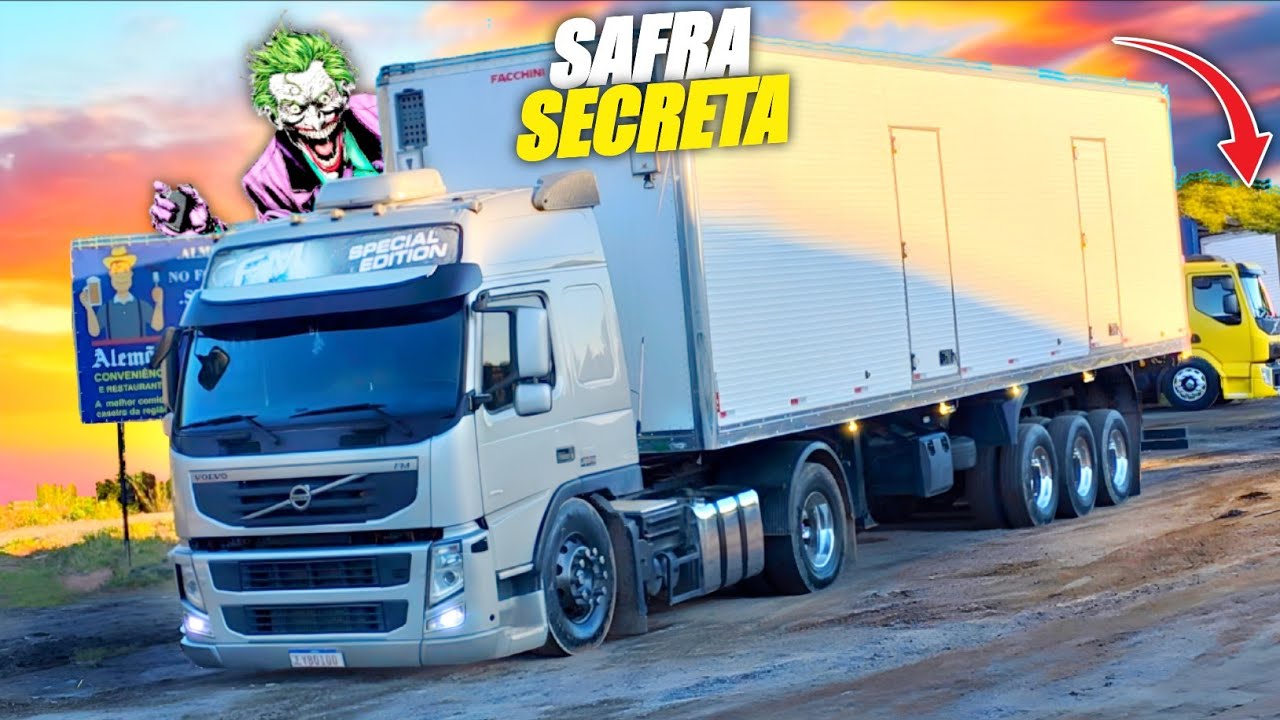 VOLTEI NA SAFRA SECRETA EM UMA NOITADA DE MUITAS EMOÇÕES - UM FRIO DE 7°C E MUITO CAMINHÃO ARQUEADO!