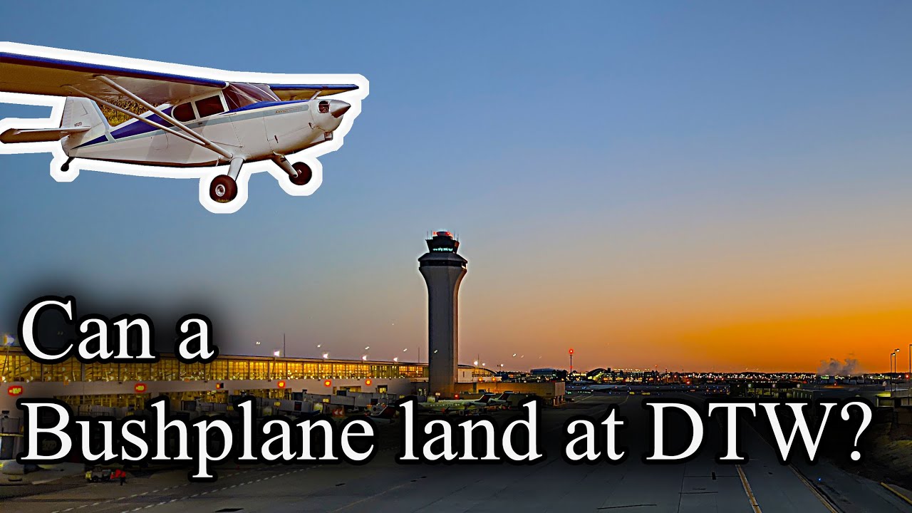 Can you land a bushplane at a major airport? Feat. the Stinson 108.