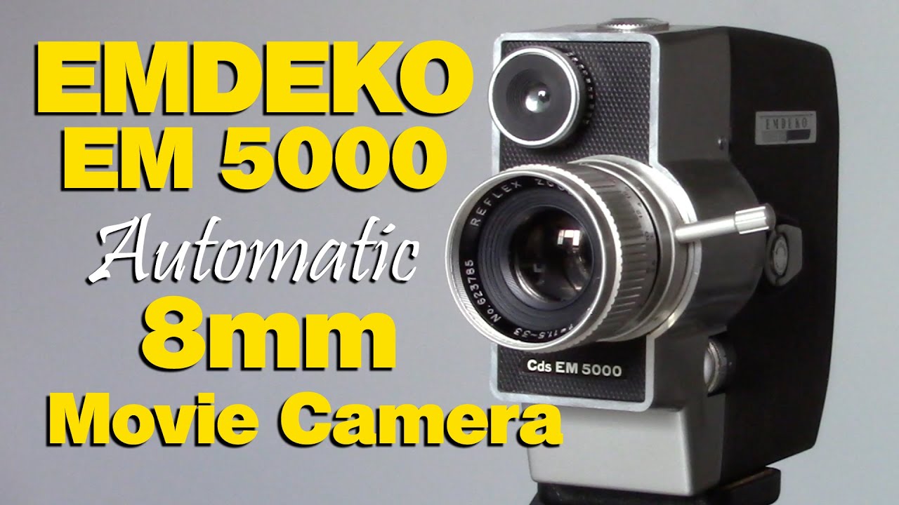 Emdeko EM5000 8mm Movie Camera / Cine8 500T Film - Overview