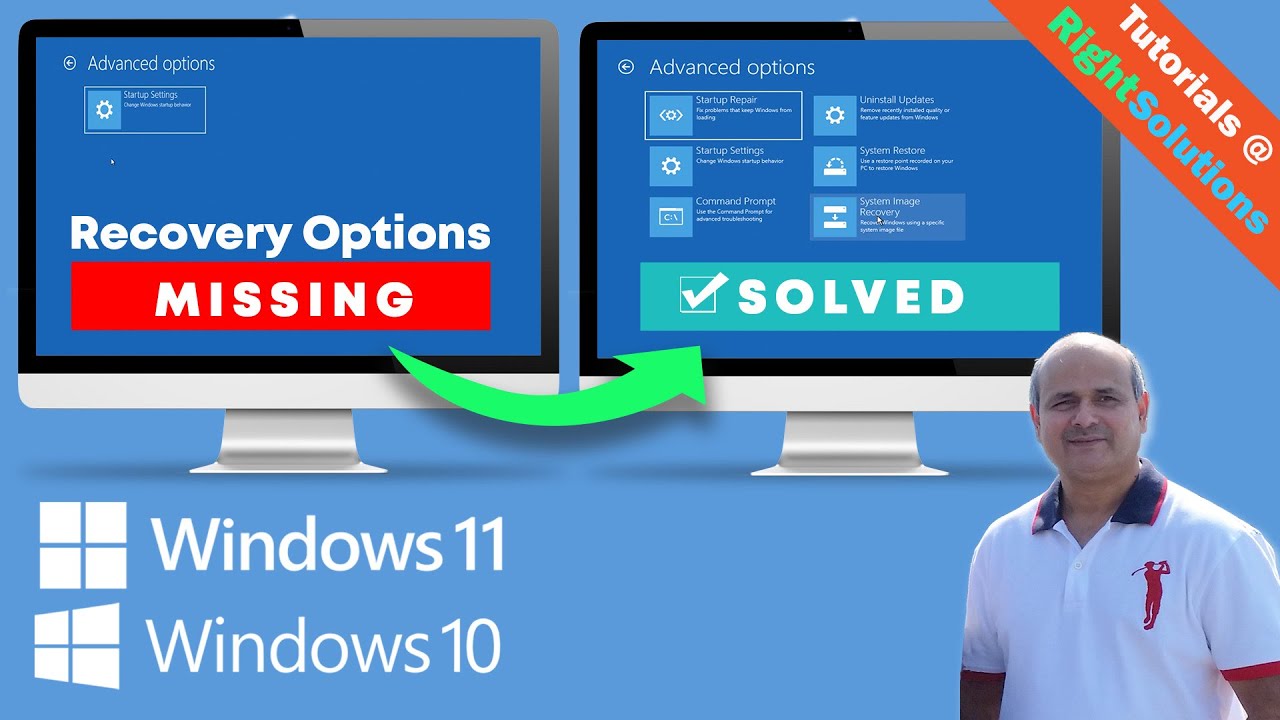Как включить отсутствующие дополнительные параметры восстановления в Windows 11 и Windows 10