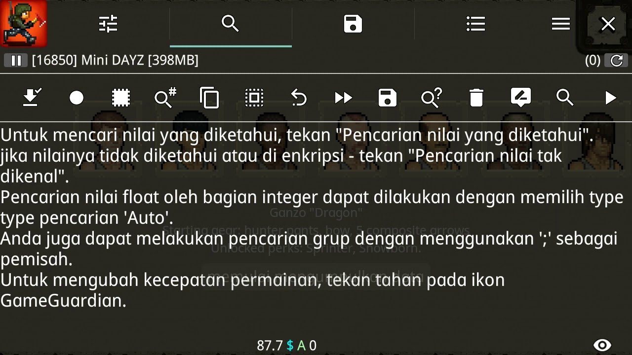 Cara Cheat Mini Dayz Dengan Gameguardian di android 2020|Hai Sal