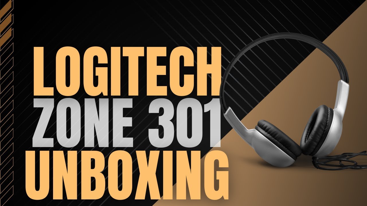 Logitech Zone 301 Wireless Headset Unboxing