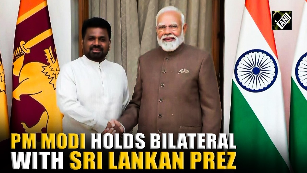 PM Narendra Modi holds bilateral meeting with Sri Lankan President Anura Kumara Dissanayake