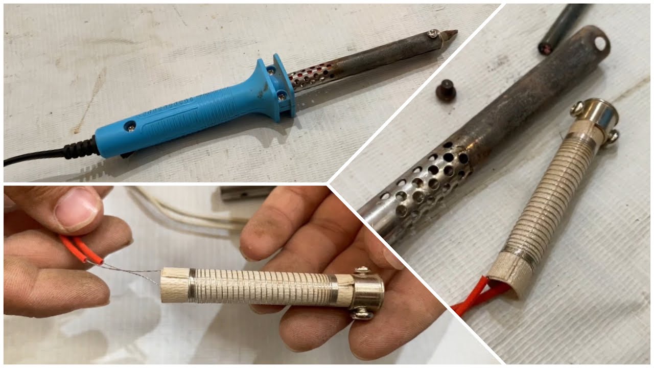 How to repair soldering iron | change element coil | Home repair electronic