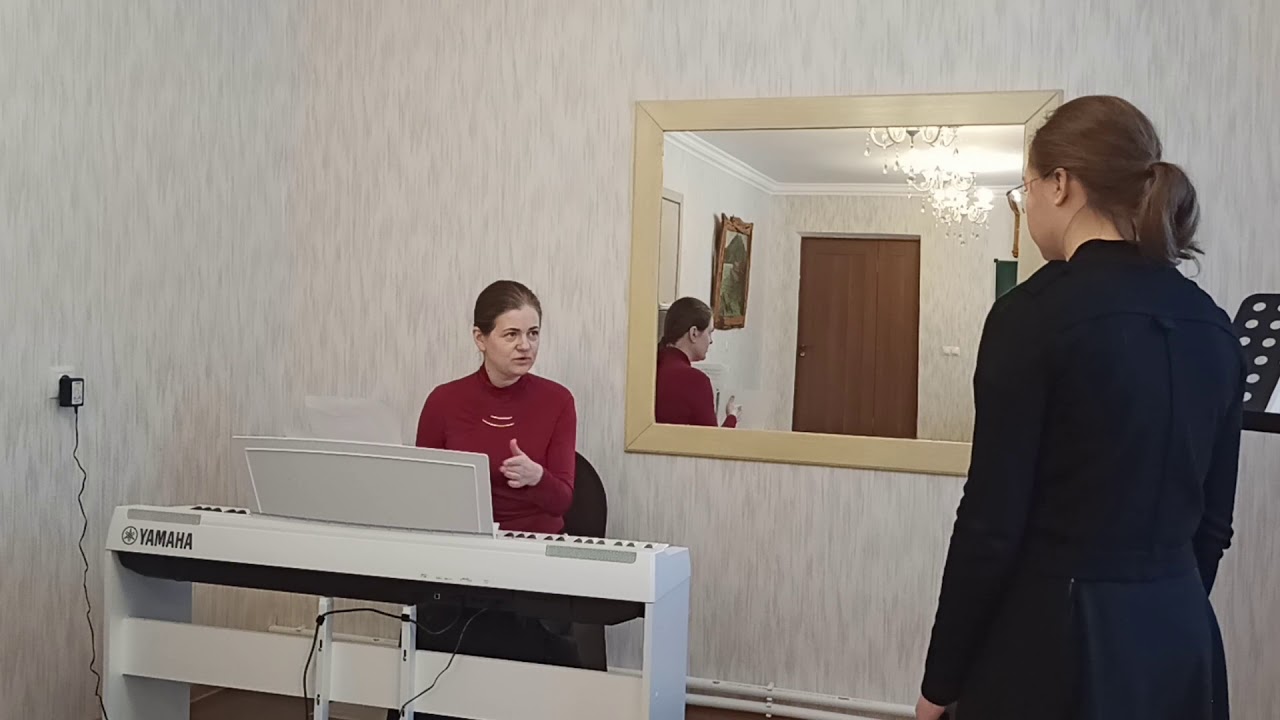 Урок вокала. Распевки на переходные ноты