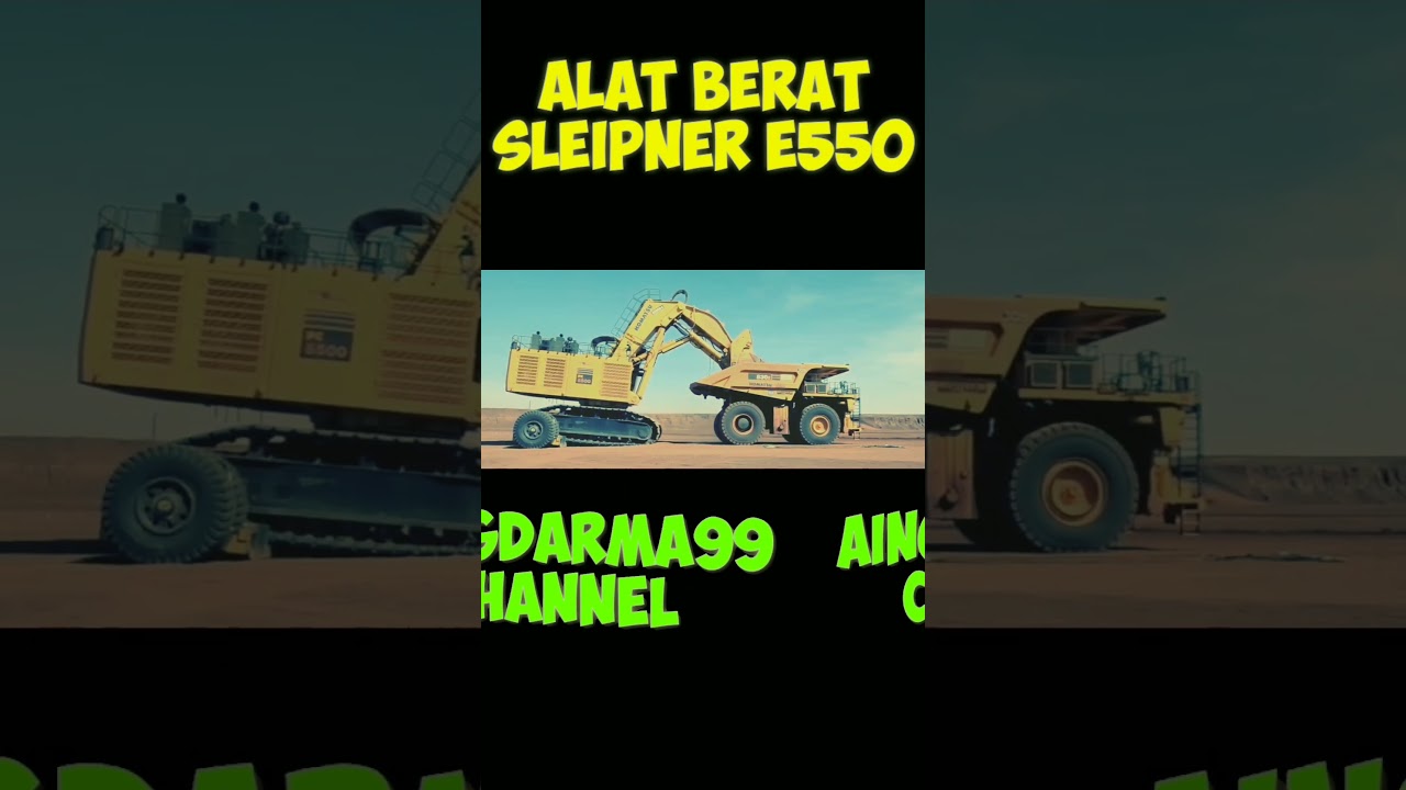 Alat Berat Monster Sleipner E550#aingdarma99 #triswardanautama #alatberatcanggih #shorts