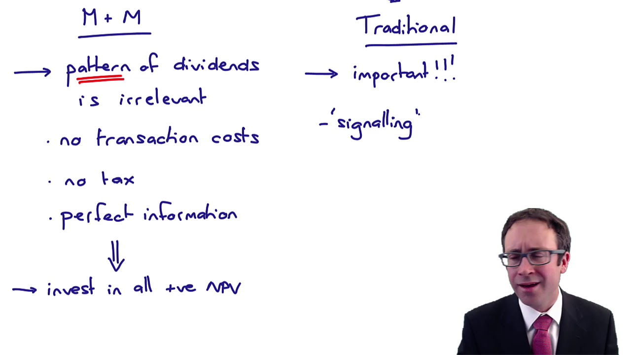 Corporate dividend policy - CIMA F3 lecture