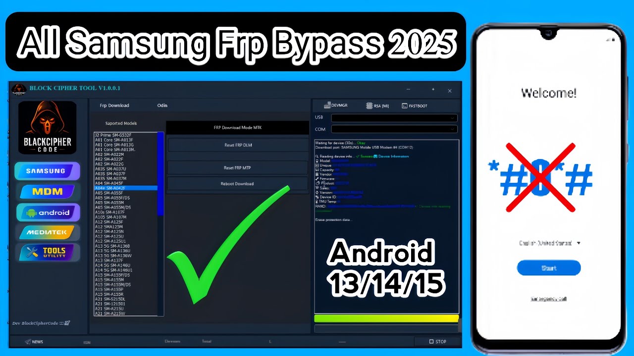 All Samsung Frp Bypass Tool 2026 | Samsung Android 14/15/16 Frp Bypass 2025 | New Method Frp Bypass
