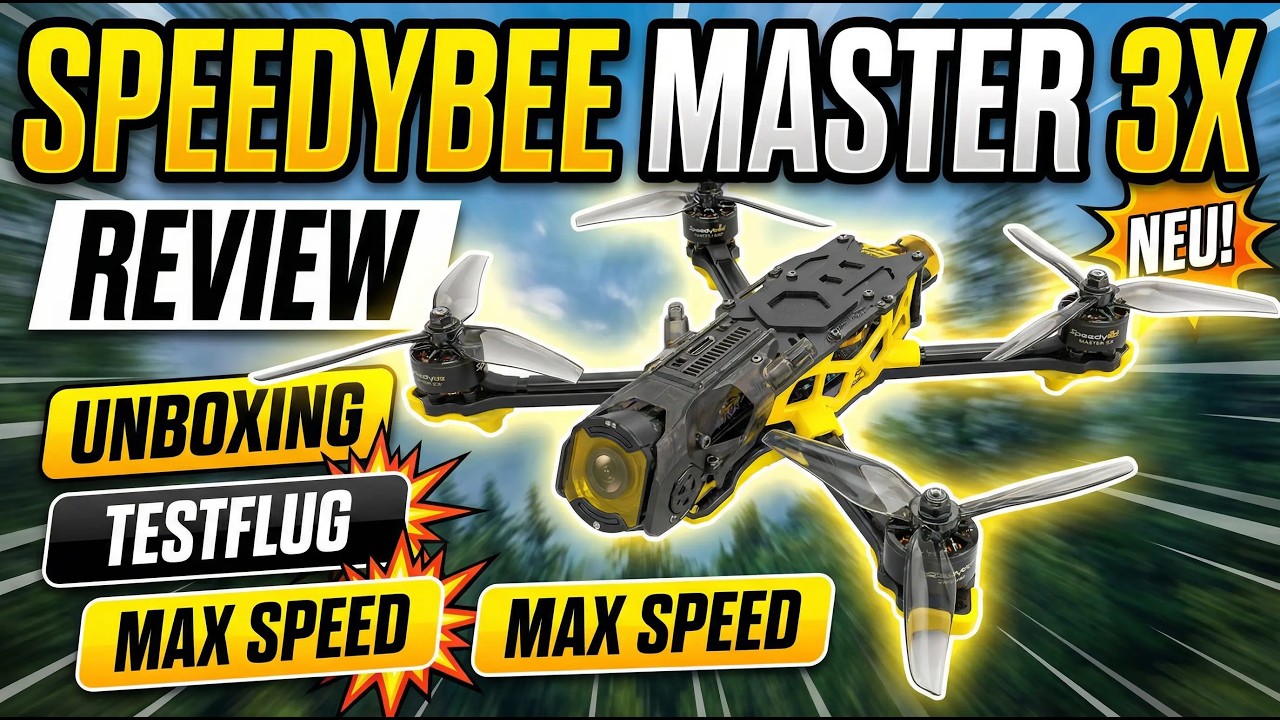 Speedybee Master 3X Review -🐝💨 Ein O4 Kopf, zwei Bienen? Diese 3.5" FPV-Drohne hat mich überrascht!