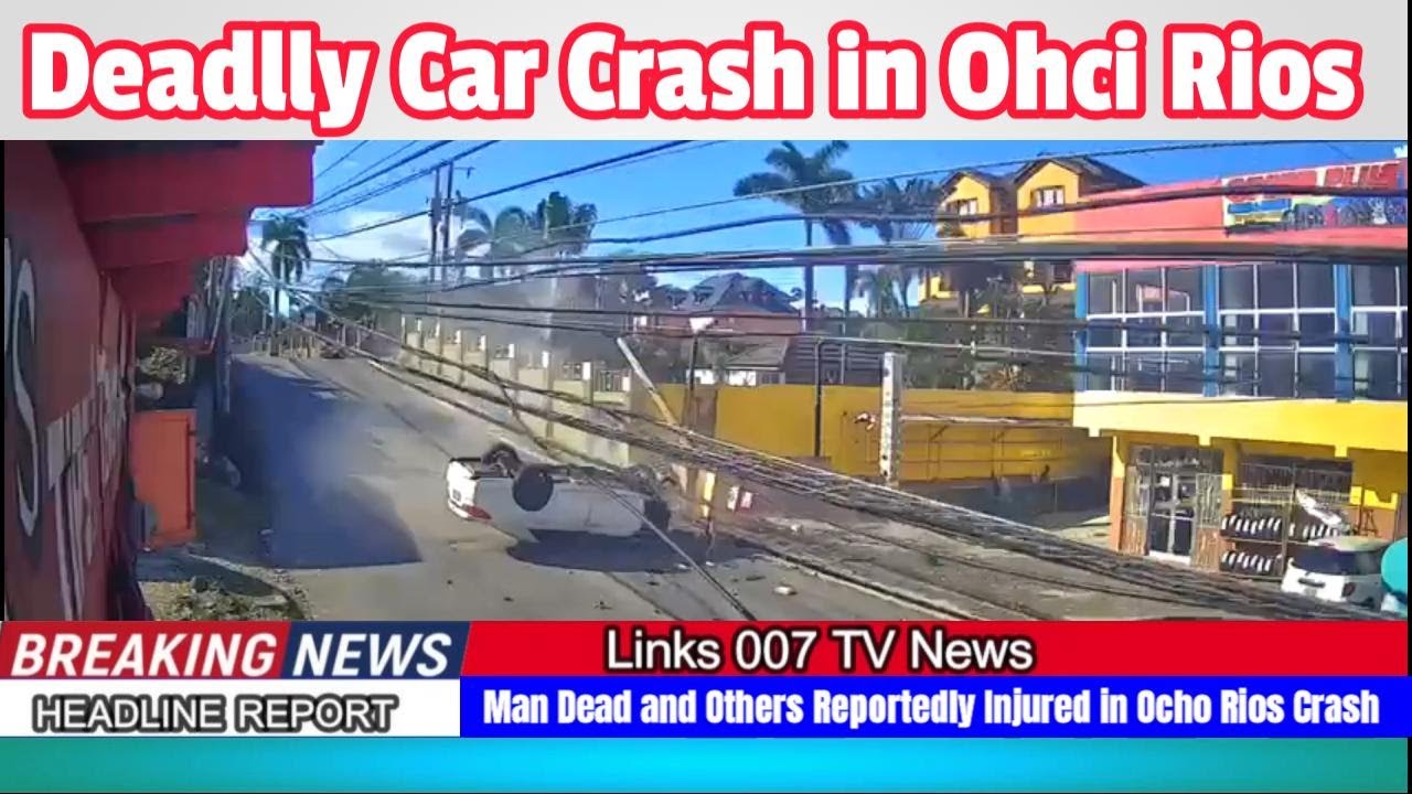 Серьезная автомобильная авария в Очо-Риос, Сент-Анн.