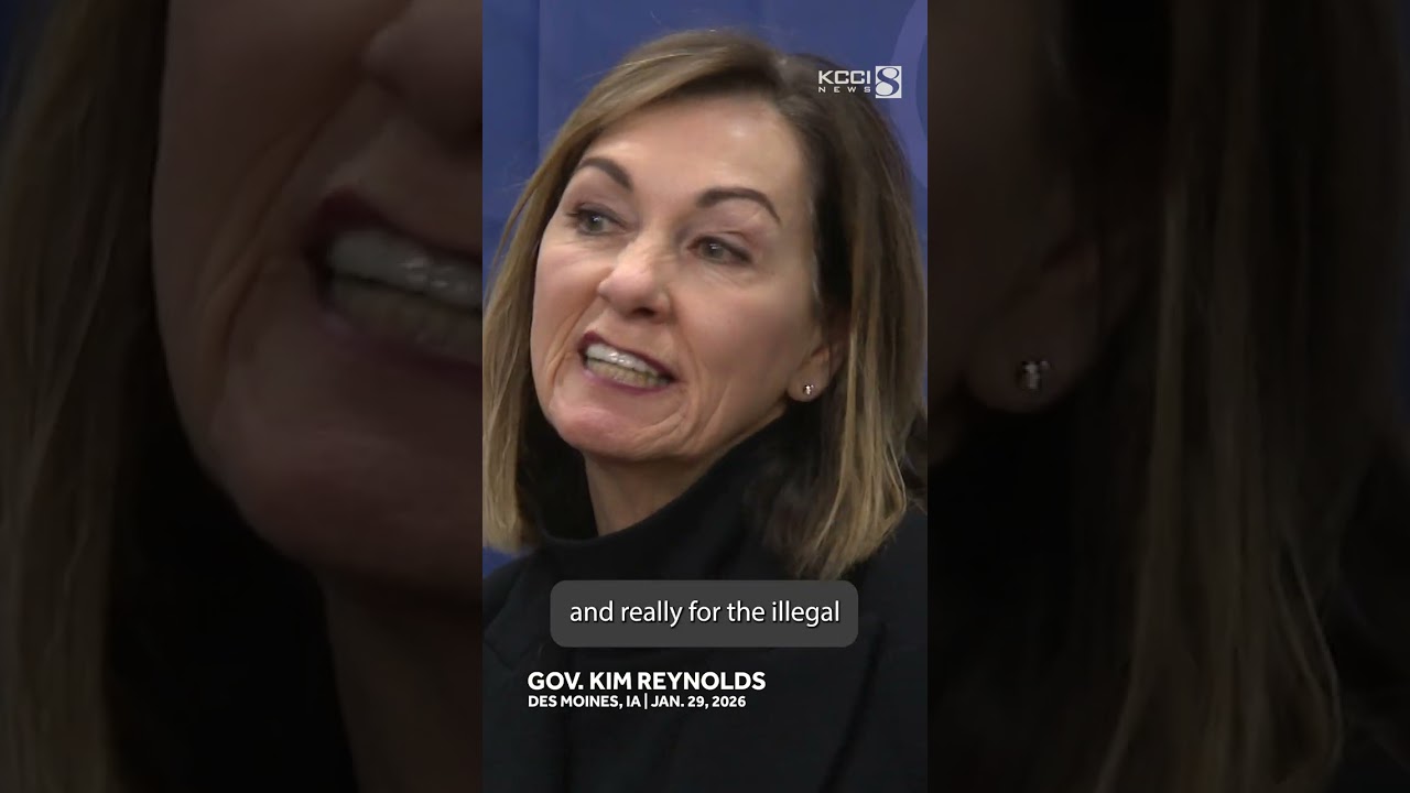 Iowa Gov. Kim Reynolds talks cooperating with ICE