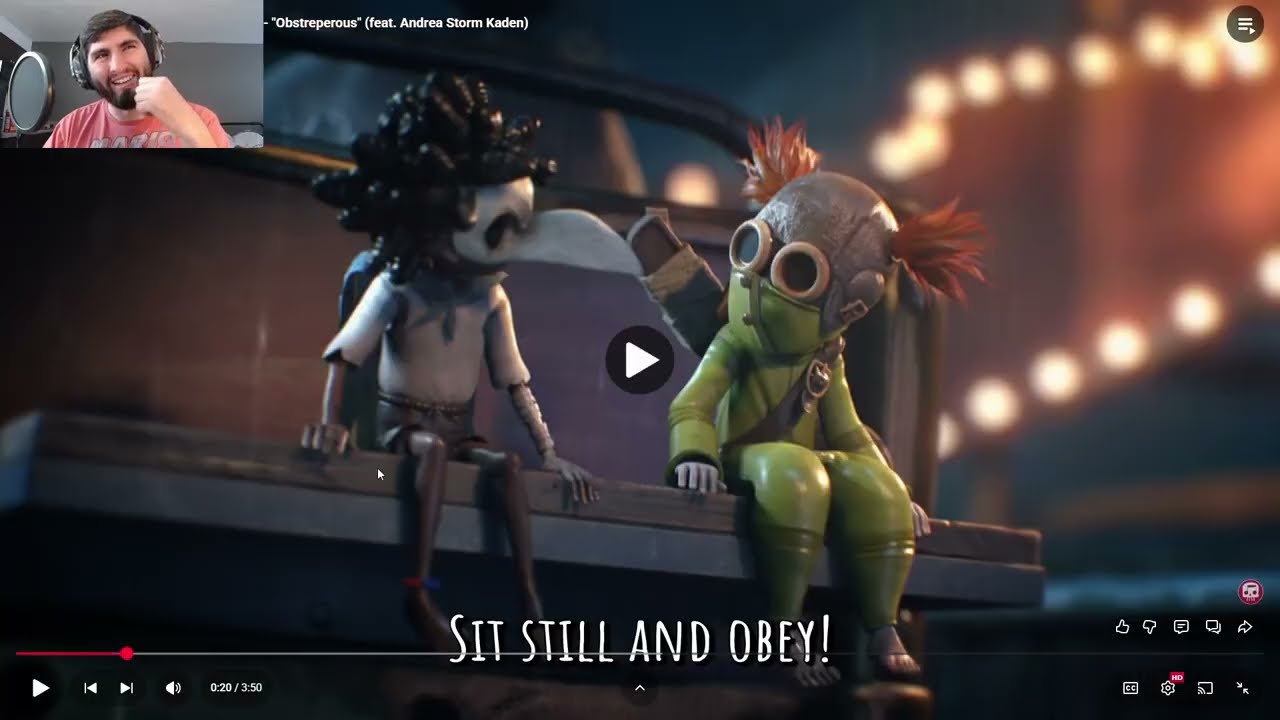 Реакция на песню Little Nightmares 3 Rap от JT Music 