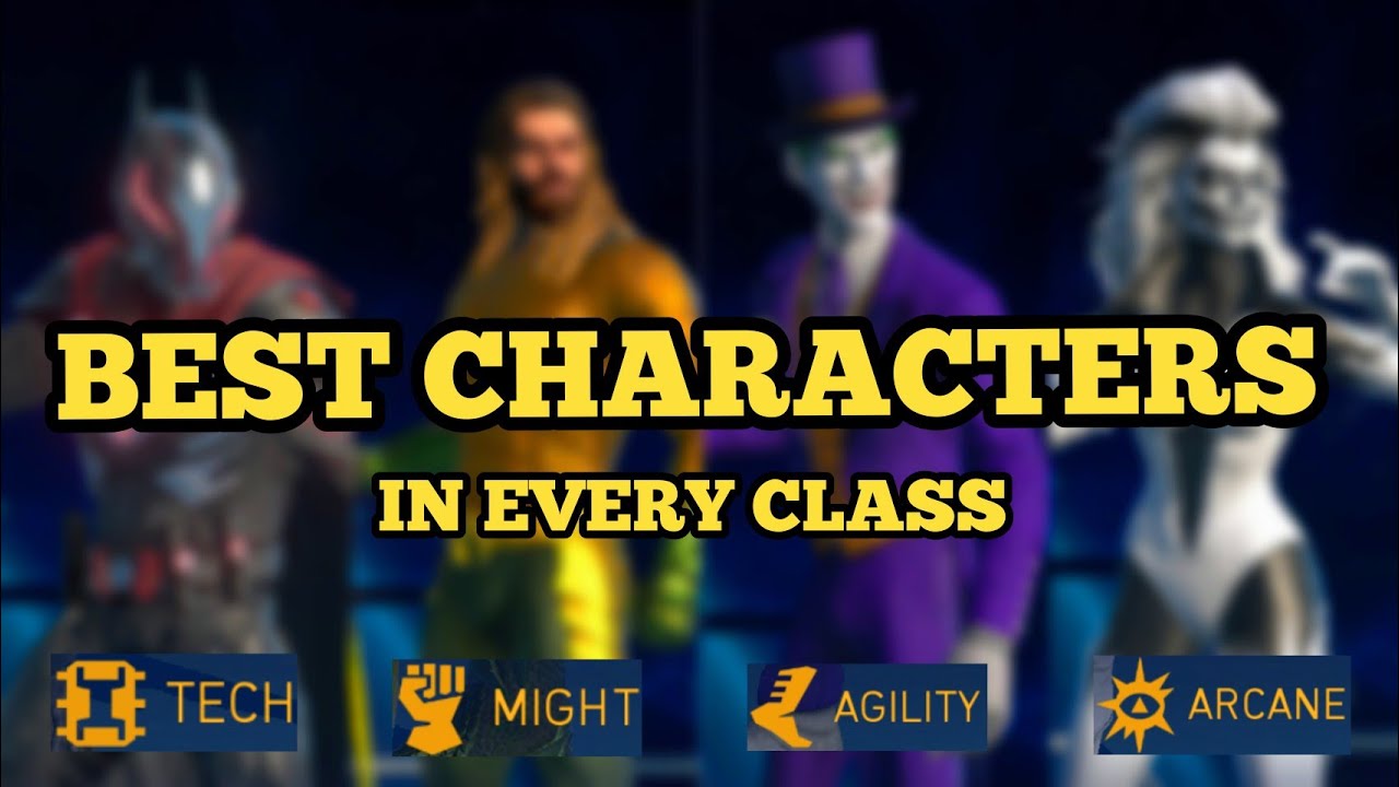 Top 5 Best Characters (In Every Class) - Injustice 2 Mobile