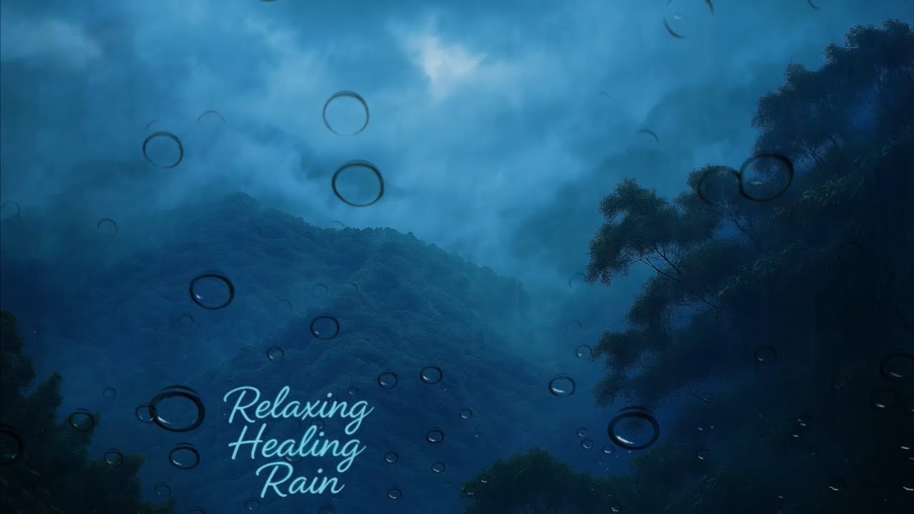 🎧 Raining in the Mountains | Heavy Rain  on Window | White Noise for Sleep & Relaxation