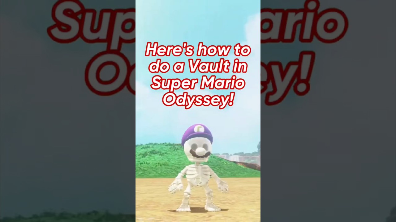 How To Vault | Super Mario Odyssey #shorts #supermarioodyssey #tutorial