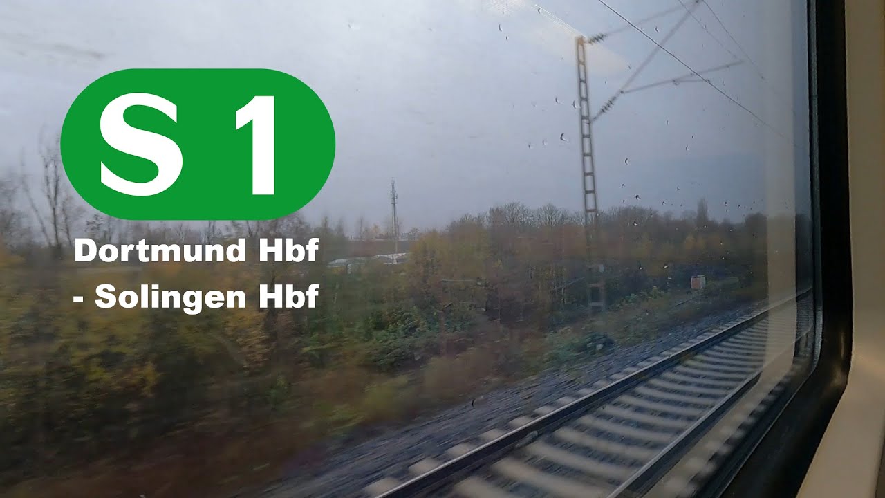 Rhein-Ruhr S1 Mitfahrt Dortmund Hbf - Solingen Hbf | BR 422