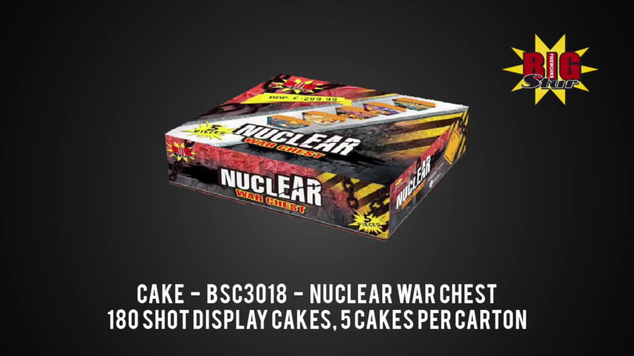 Big Star Fireworks - Cake - BSC3018 - Nuclear War Chest