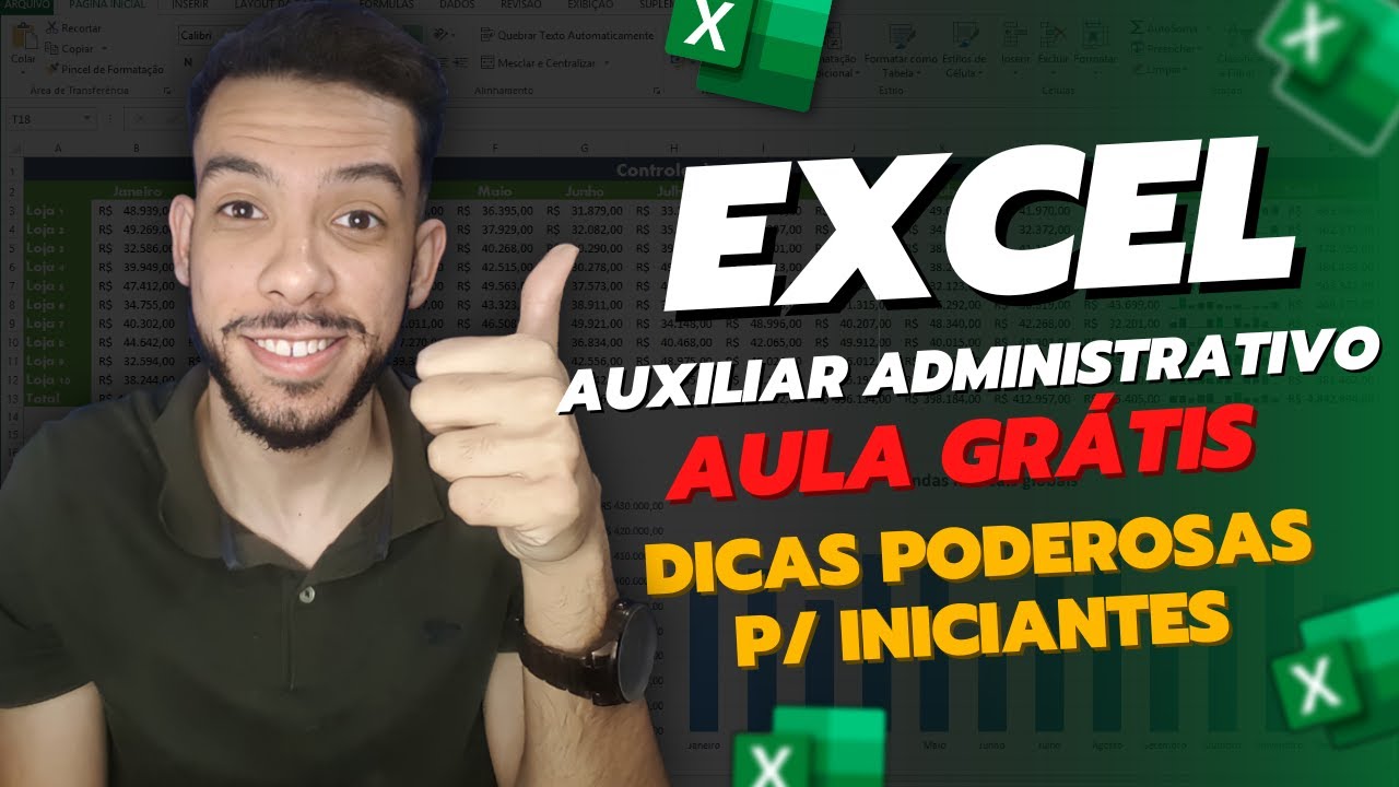 📊 EXCEL para AUXILIAR ADMINISTRATIVO e INICIANTES: Conceitos iniciais e DICAS PODEROSAS