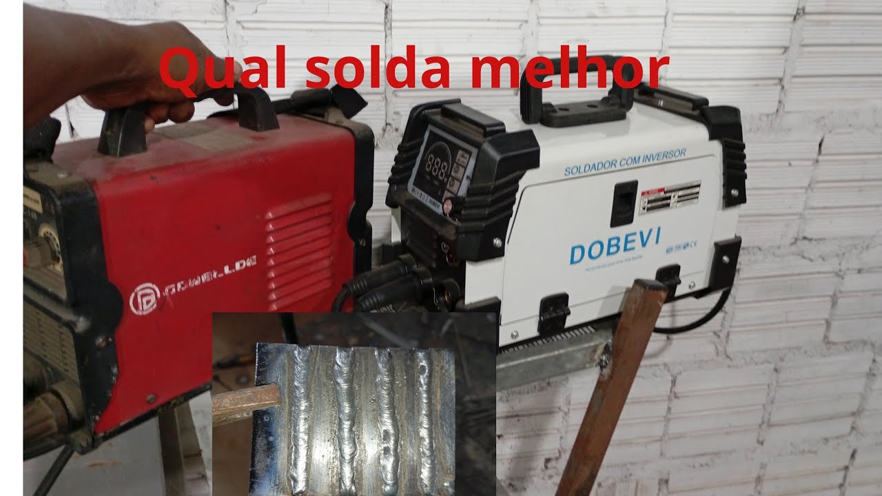 mais um teste com a inversora de solda dobevi 250 bivolt