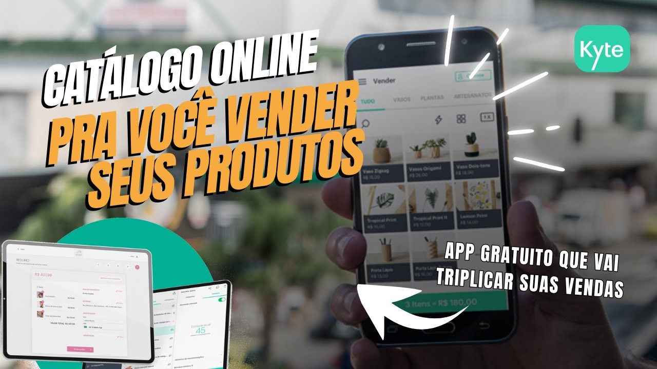 Criar Catálogo Online Grátis | App Kyte e como cadastrar seus produtos