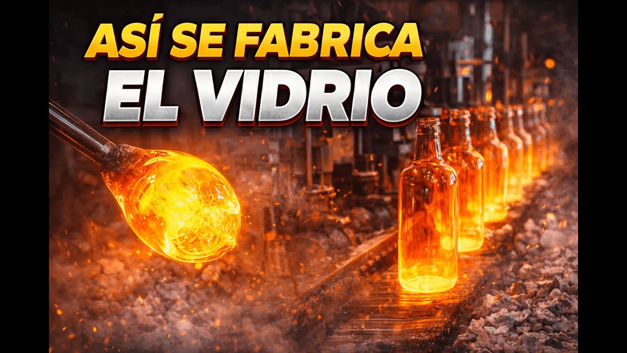 Así nace el vidrio que usas todos los días