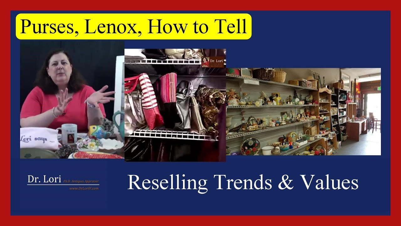How to Value Vintage Purses, Blue White & Lenox Ceramics, Jewelry Boxes | Thrift with Dr. Lori