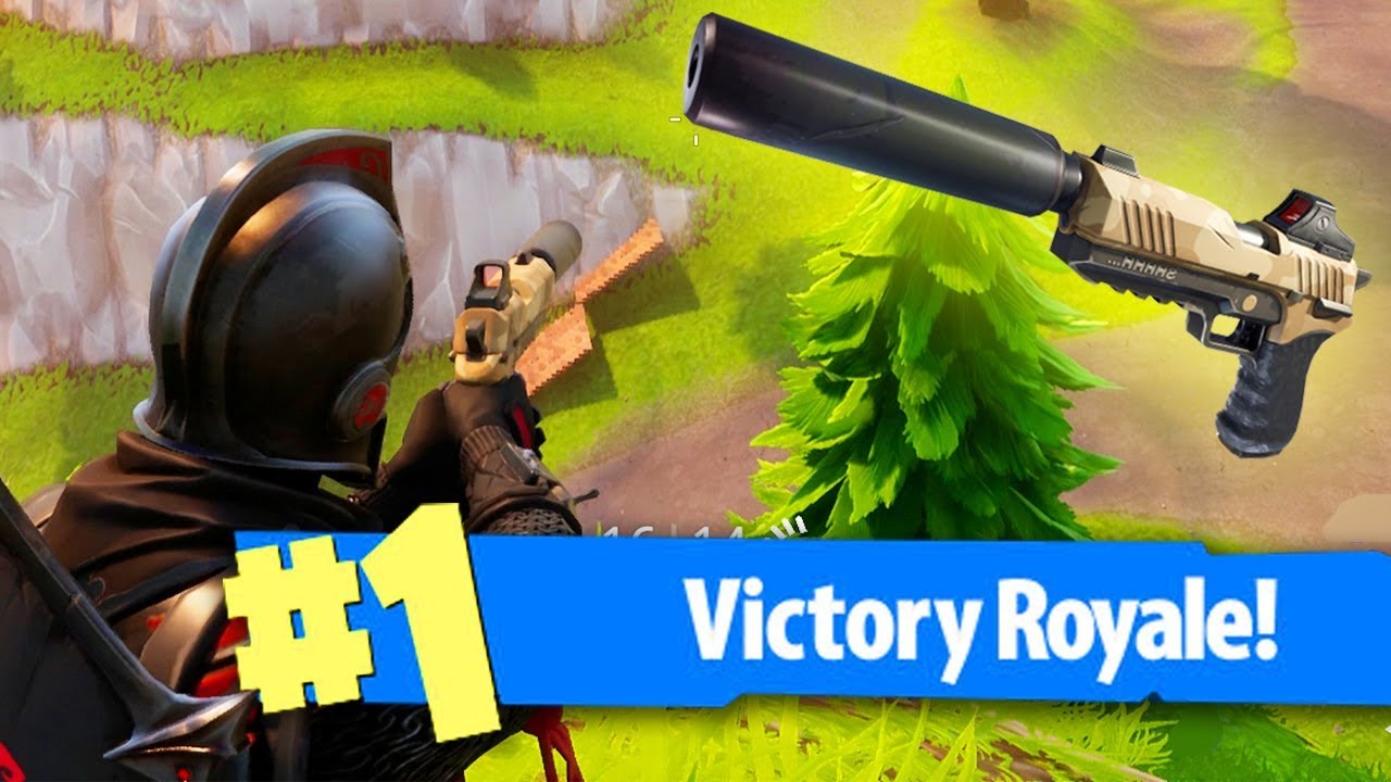 SNIPING WITH THE SUPPRESSED PISTOL in Fortnite: Battle Royale! (They Had No Clue 😂)