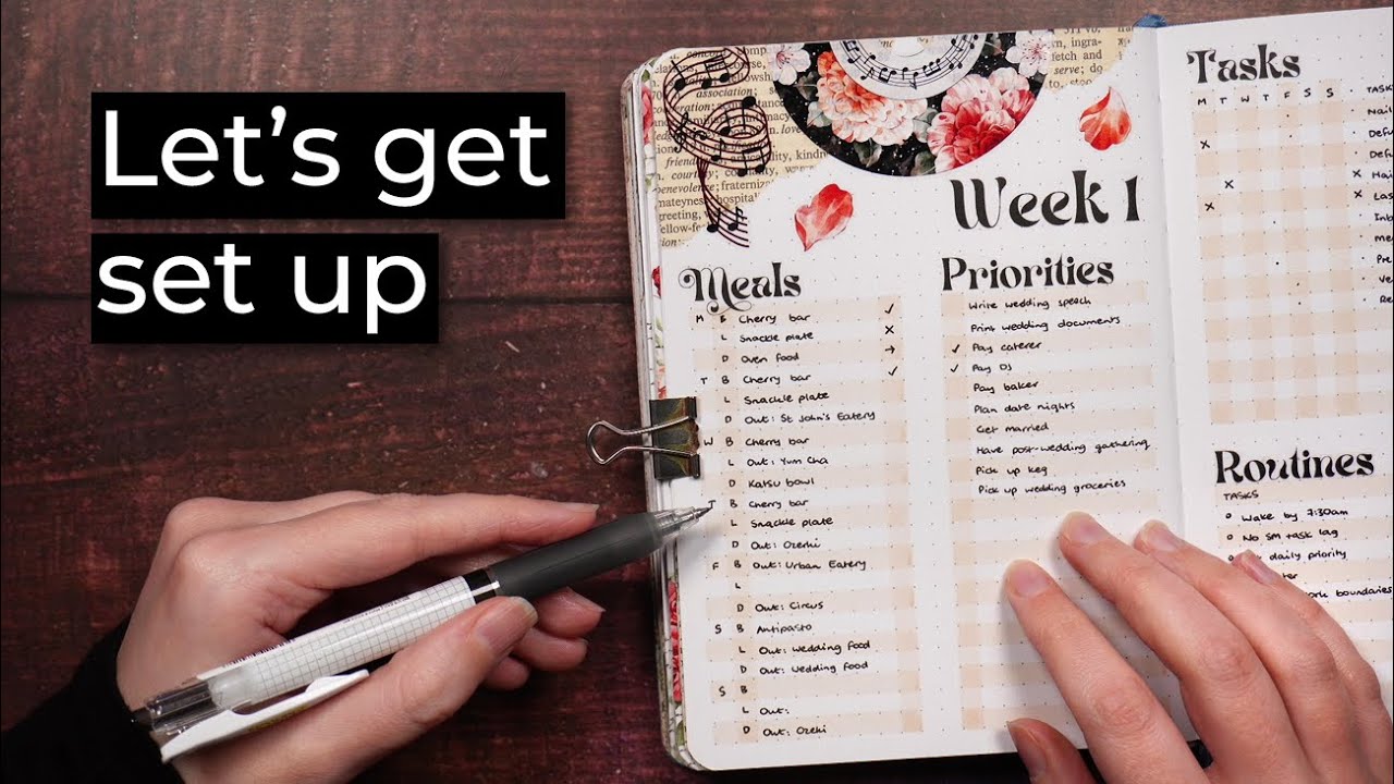 Getting the month set up BEFORE it starts 💜 6 tips