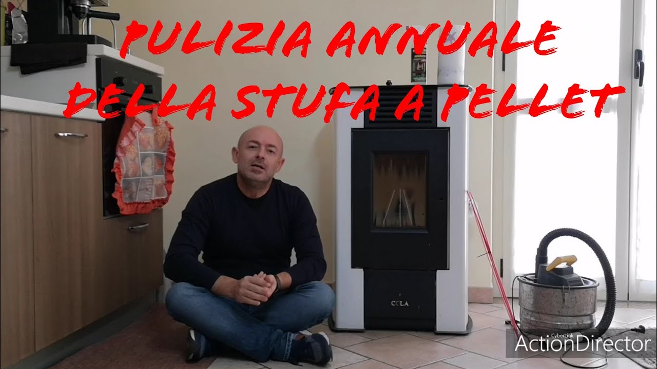 Come pulire la stufa a pellet e la canna fumaria. Pulizia straordinaria. Pulizia annuale. Tutorial.
