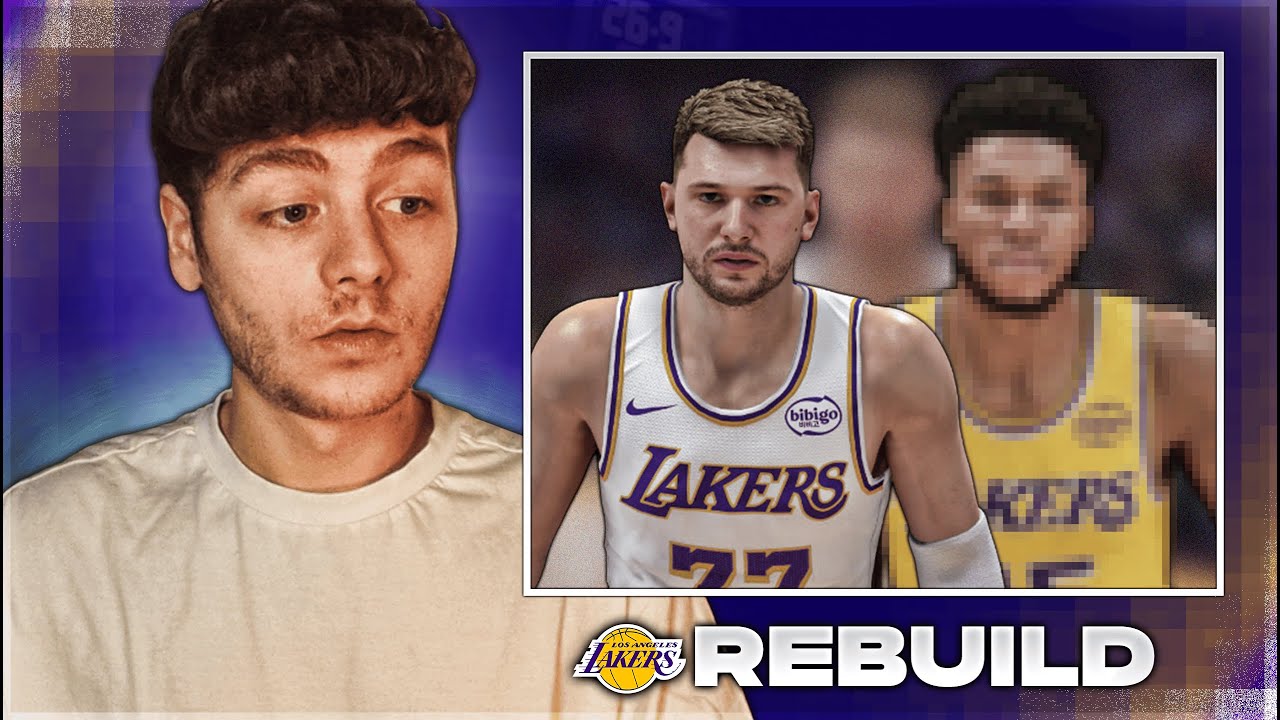 Ho RICOSTRUITO i LOS ANGELES LAKERS senza LEBRON JAMES 🟡🟣
