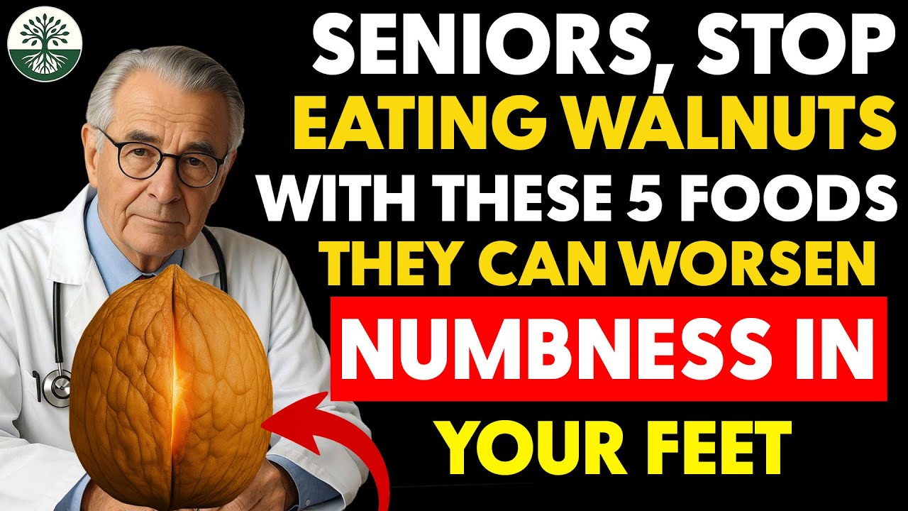 Seniors, Stop Eating WALNUTS With These 5 Foods &ndash; They Can Worsen Numbness in Your Feet