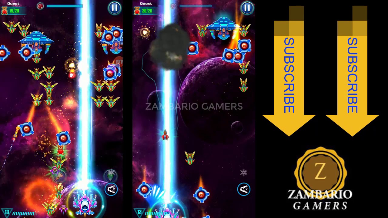 Galaxy Attack Alien Shooter Campaign Level 121 Without Evolve Medium By Zambario Gamers