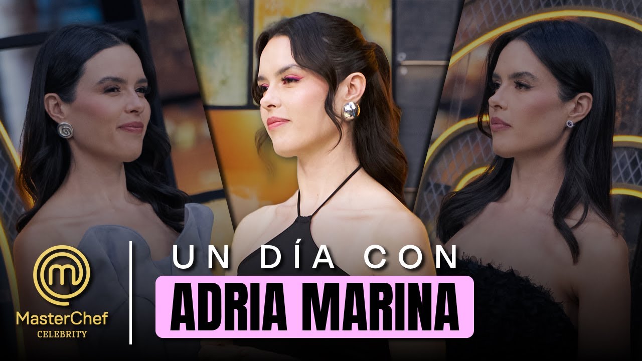 Así es un día con Adria Marina, siendo jurado de MasterChef Celebrity Colombia