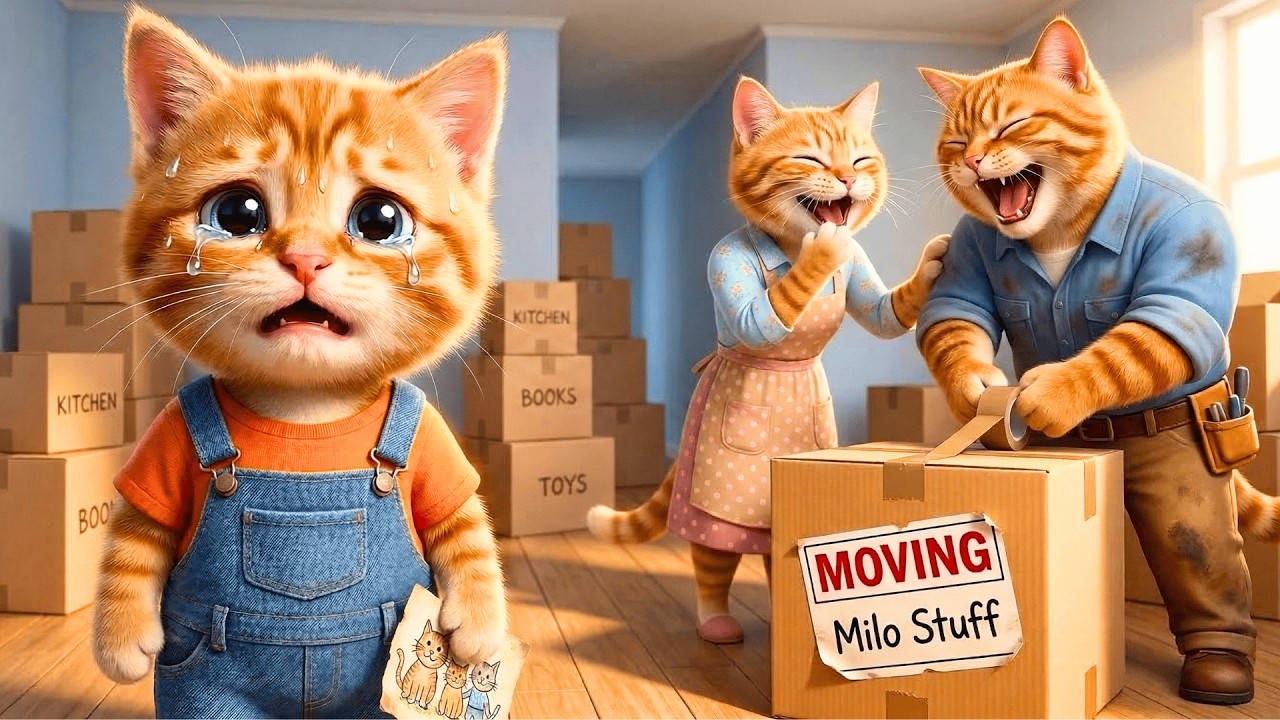 Ginger Kitten Refused to Leave home🚫🏠 What Mama & Papa Cat Did Next Will SHOCK You! 😱