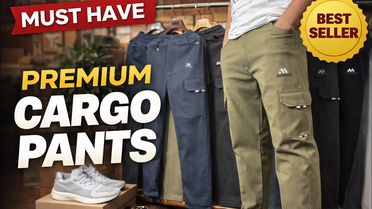 🔥Direct Manufacturer Premium Cargo Track Pants | Heavy Fabric | Best Price