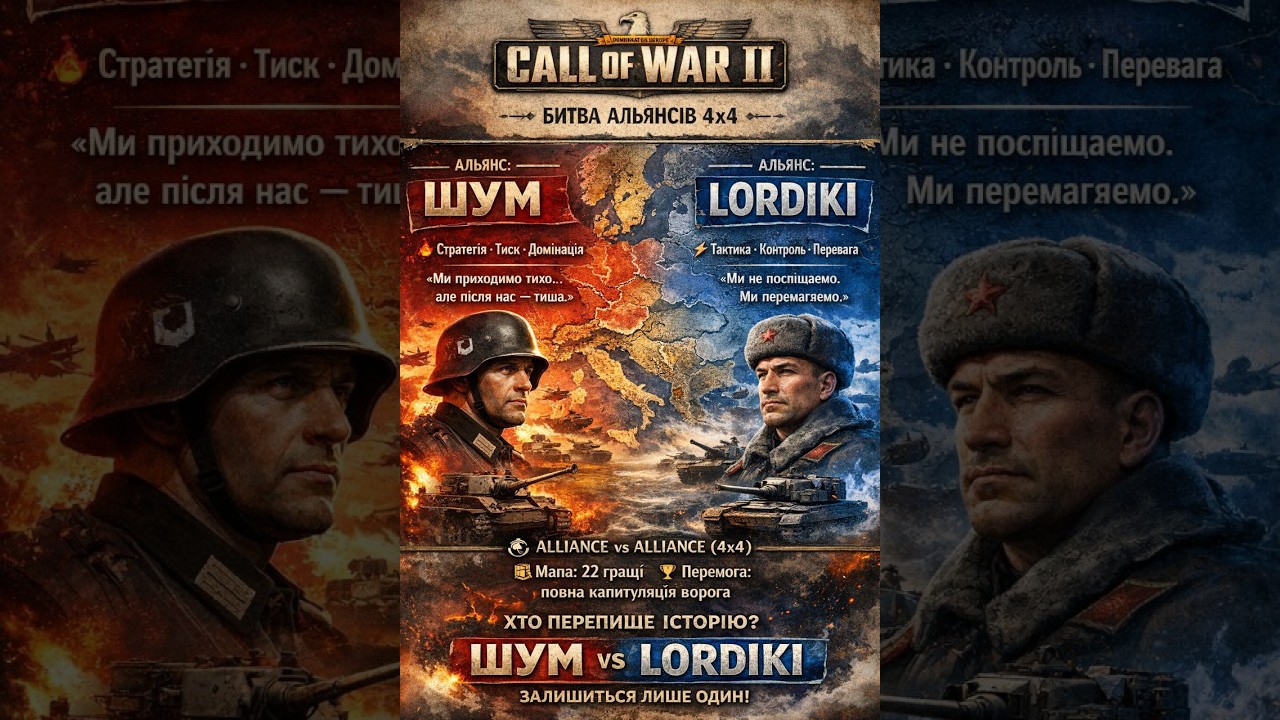 Call of War,  Ш У М LORDIKI Битва яльянсов