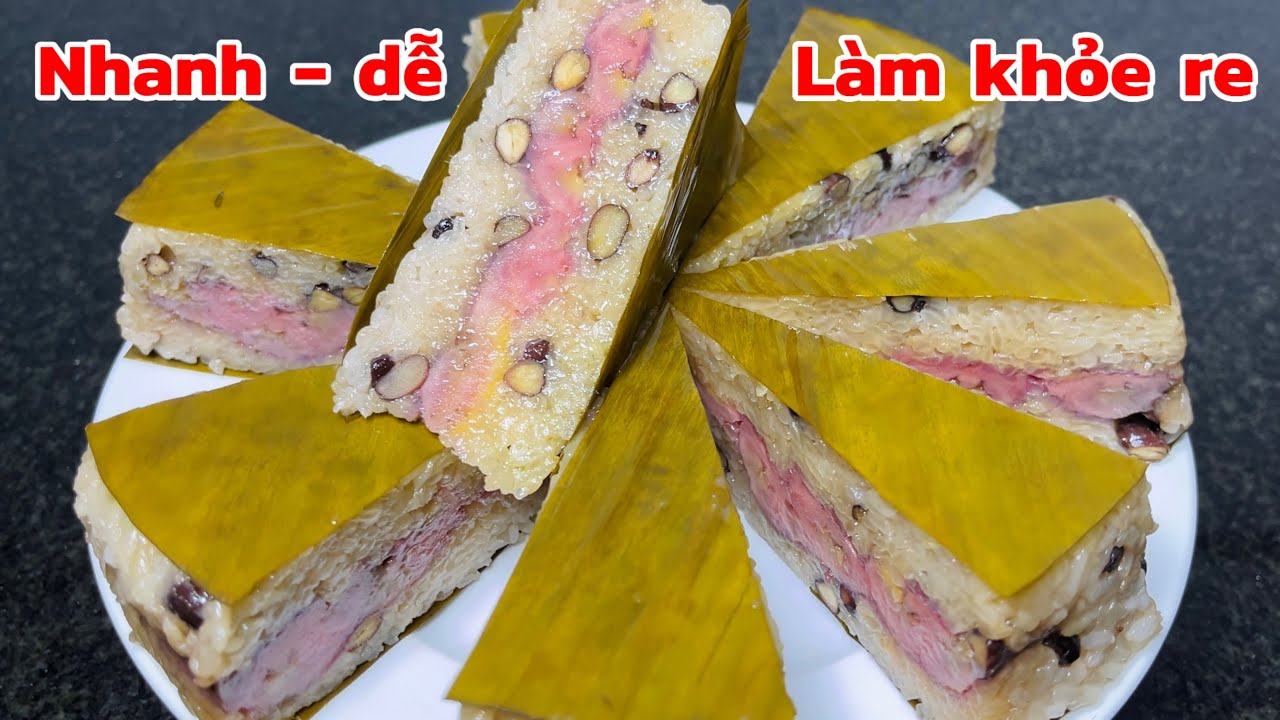 Bánh tét không cần gói ngon như bánh tét truyền thống