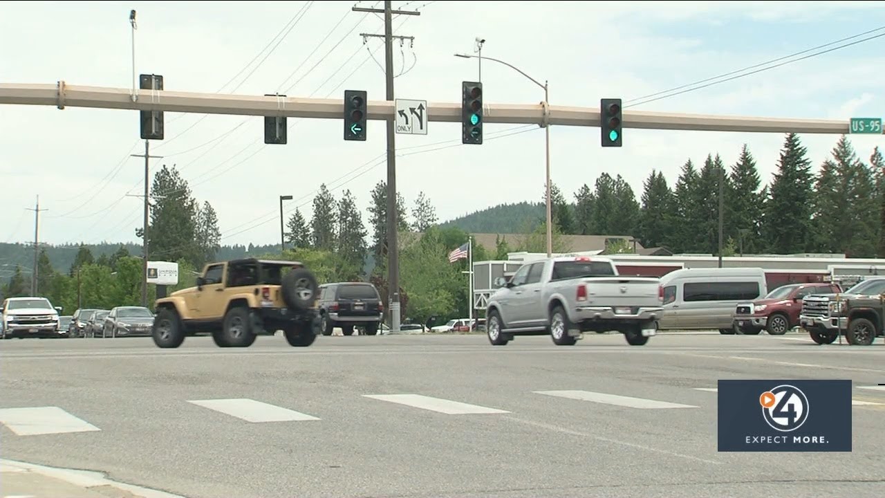 Construction to upgrade signals on US 95 in Coeur d'Alene begins Monday night